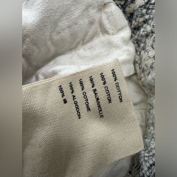 Free People Snakeskin Trucker Jacket Denim Printed Size Small EUC - Picture 5 of 8